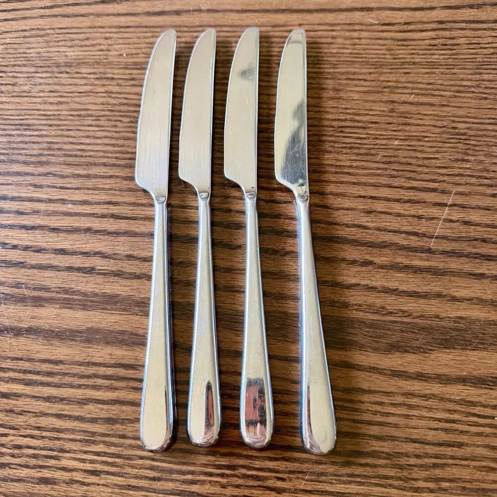 ROBERT WELCH IONA Tour Stainless Steel Flatware 18/10 Crate & Barrel 12 Piece - Picture 2 of 10